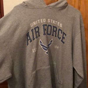 Gray Air Force Hoodie